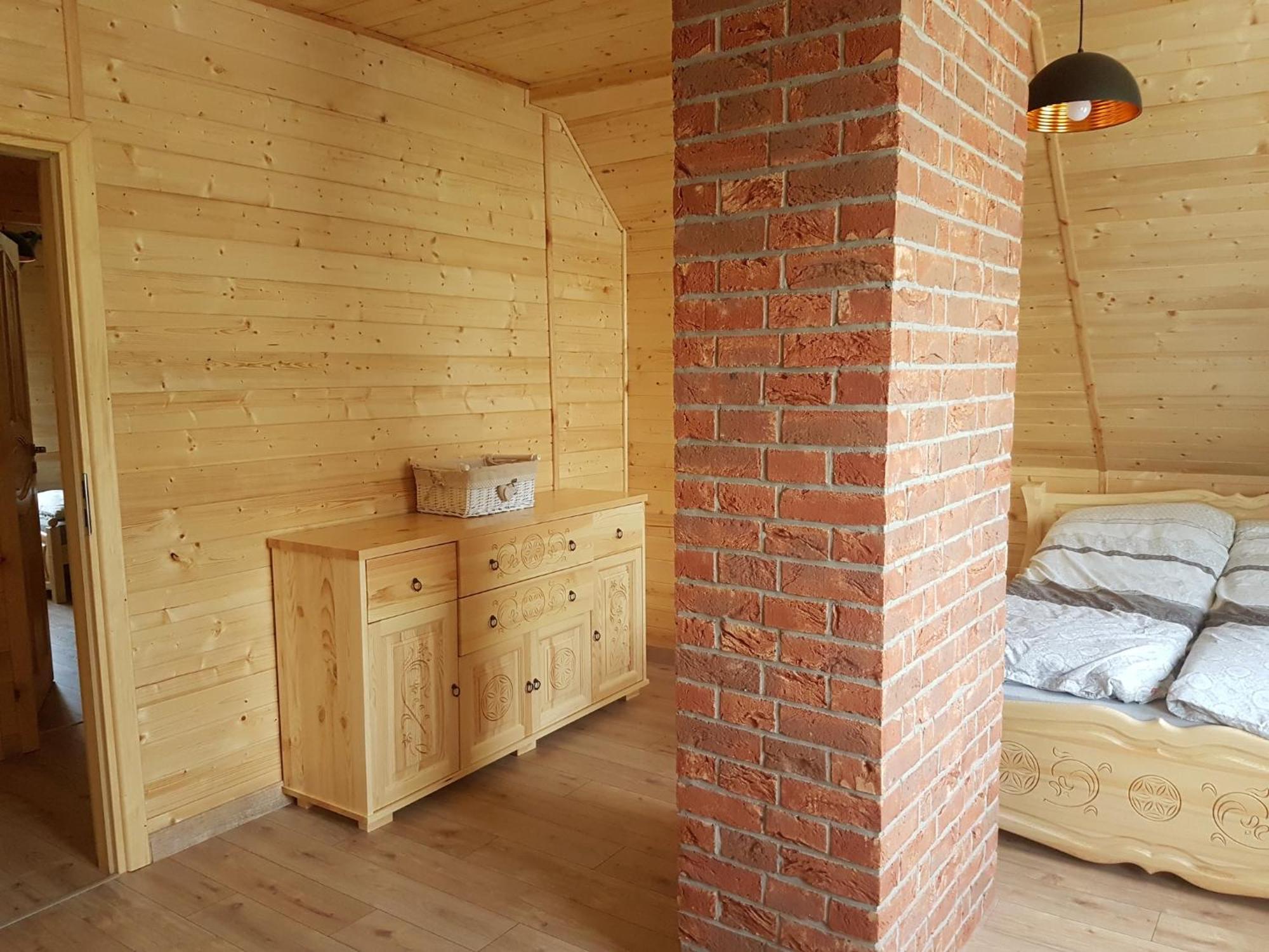Wooden Holiday Home In Skrzynia With Terrace Osiek  Luaran gambar