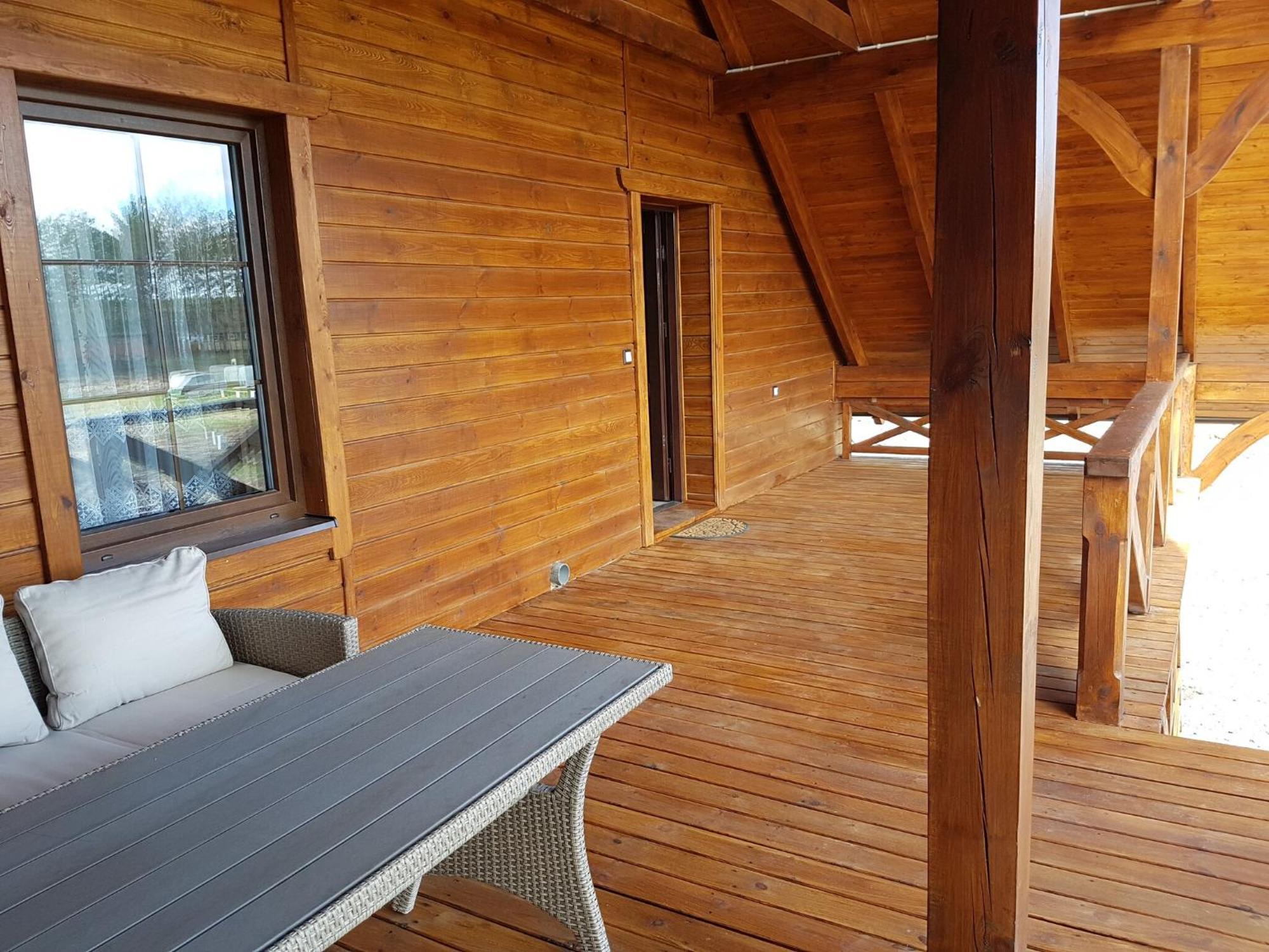 Wooden Holiday Home In Skrzynia With Terrace Osiek  Luaran gambar